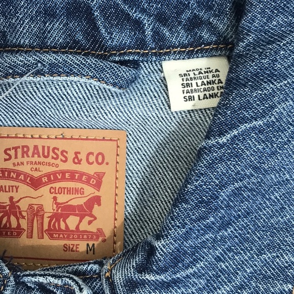 Mens Levi’s Denim Trucker Jacket - Picture 4 of 5